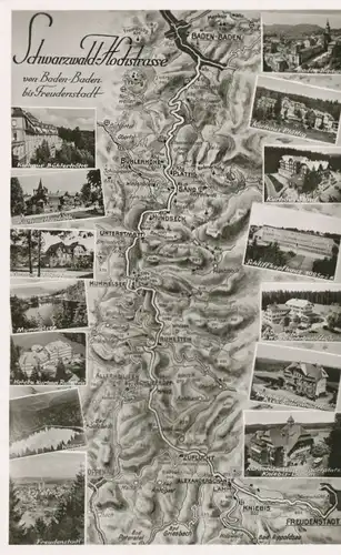 Schwarzwald-Hochstraße Mehrbildkarte ngl 108.345