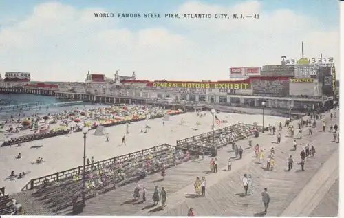 Atlantic City N.J. World Famous Steel Pier ngl 204.599