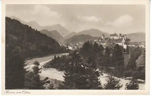 Füssen mit Lech von Osten ngl 22.504