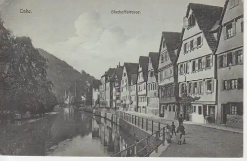 Calw Partie in der Bischoffstraße gl1915 83.497