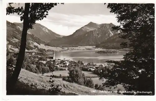 Schliersee mit Jägerkamp u.Brecherspitz gl1952 B8015