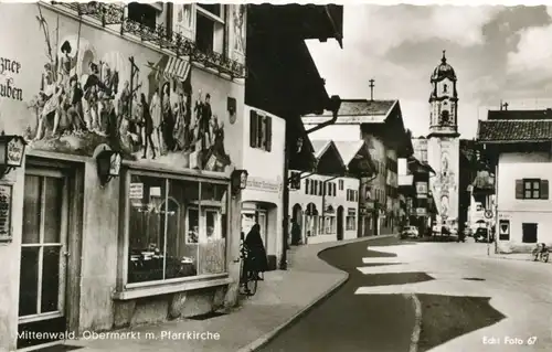 Mittenwald Obermarkt Pfarrkirche ngl 109.052