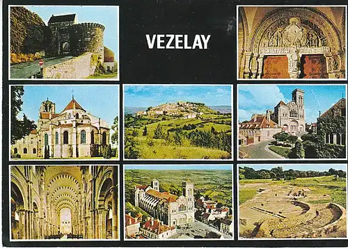 Vézelay (Yonne) Mehrbildkarte gl1999 C0410