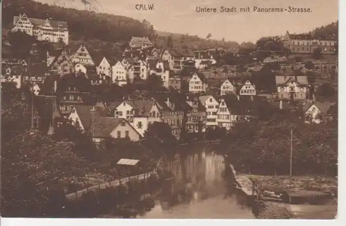 Calw Untere Stadt und Panoramastraße gl1911 83.498