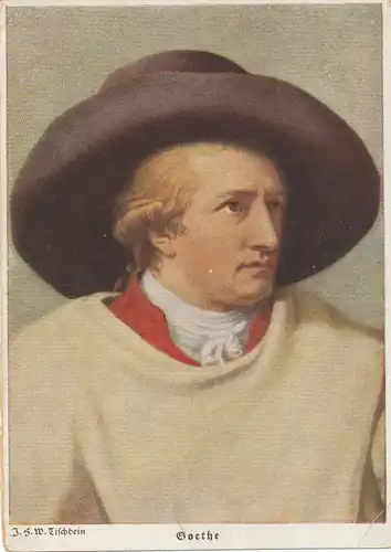 Portrait Goethe J.S.W. Tischbein ngl 105.159