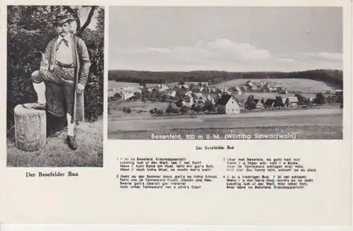 Besenfeld Panorama Besefelder Bua-Gedicht gl1952 83.557