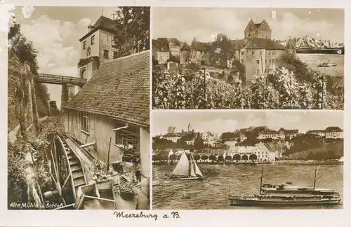 Meersburg Schloß Mühle Panorama Ufer ngl 108.577