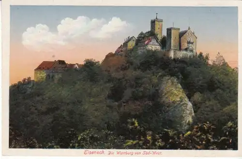 Eisenach Wartburg von Süd-West ngl B4287