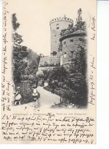 Überlingen a.B. Partie am Stadtgraben gl1902 23.852