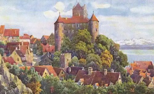 Meersburg Schloss u. Säntis ngl 108.664