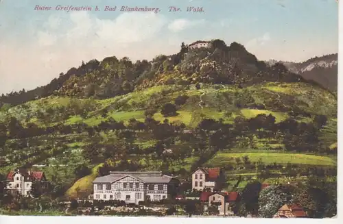 Bad Blankenburg Ruine Greifenstein feldpgl1918 88.893