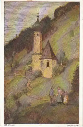 MATHÄUS SCHIESTL Bergkirchlein gl1921 21.890