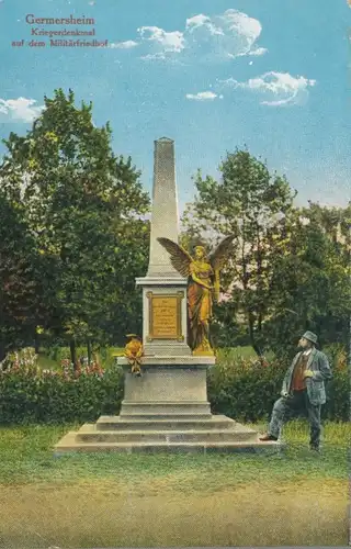 Germersheim Kriegerdenkmal feldpgl1917 104.090