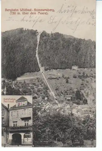 Bergbahn Wildbad Bergbahn-Bahnhof gl1909 23.973