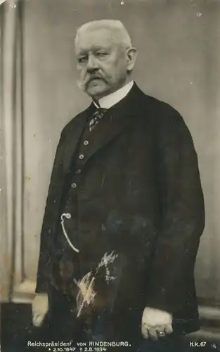 Reichspräsident von Hindenburg ngl 104.973