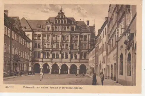 Görlitz Untermarkt mit neuem Rathaus ngl 84.636