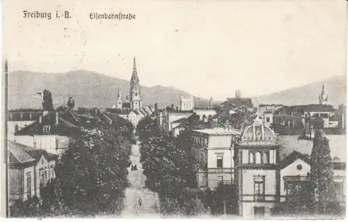 Freiburg i.Br. Eisenbahnstraße gl1906 23.711