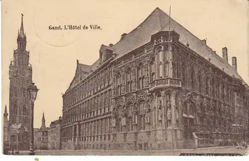Gand L'Hôtel de Ville feldpgl1915 21.919