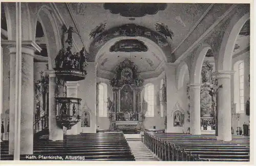 Altusried kath. Pfarrkirche Innenansicht gl1940 82.362