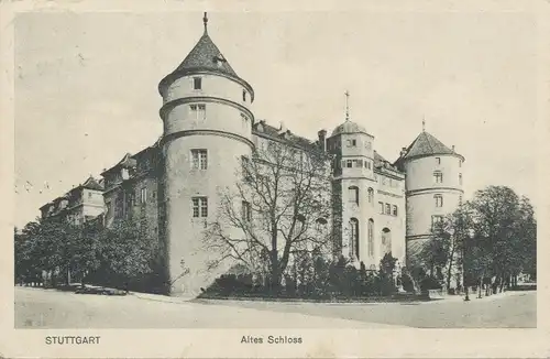 Stuttgart Altes Schloss gl1912 110.101