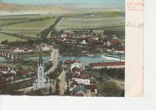 Bad Kösen von der Wilhelmsburg gesehen ngl 92.246