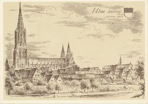 Ulm Württ.Städebilder anno 1944 ngl 109.989