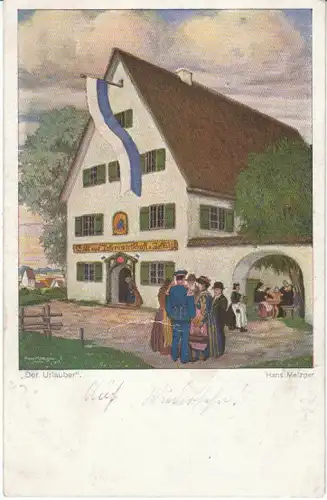 HANS METZGER Der Urlauber feldpgl1916 21.714