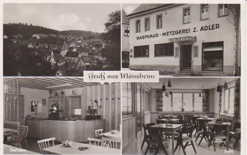 Mönsheim Gasthaus Metzgerei Adler ngl 83.742