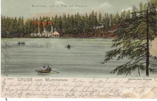 Mummelsee Gasthof Wolfsbrunnen gl1905 24.131