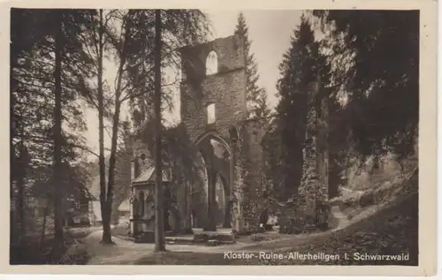 Klosterruine Allerheiligen im Schwarzwald gl1933 82.294