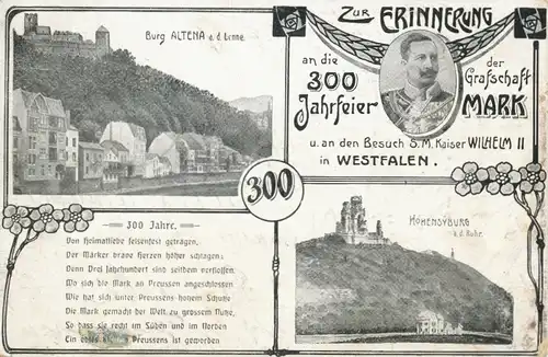 Kaiser Wilhelm II. Besuch in Westfalen gl1909 104.798