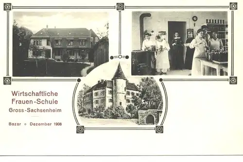 Gross-Sachsenheim Wirtschaftl. Frauenschule ngl 5.080