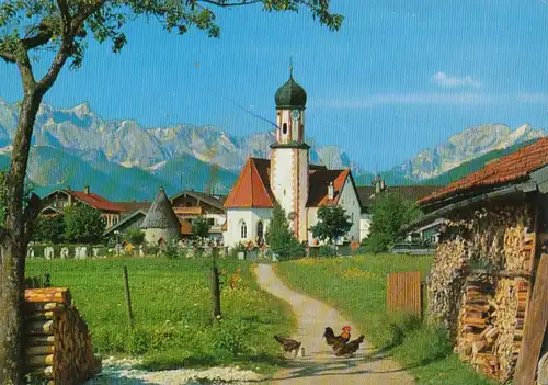 Wallgau Blick gegen bayer. Alpen gl1980? 104.121