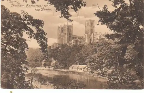 GB Durham Cathedral from the Banks gl1910 22.072