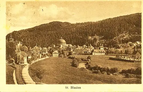 St. Blasien Teilansicht gl1949 108.964