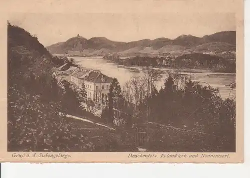 Drachenfels Rolandseck Nonnenwert feldpgl1918 82.456