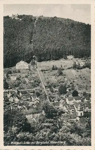 Wildbad im Schwarzwald Bergbahn Sommerberg ngl 107.855