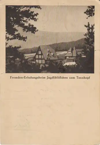 Jagdschlößchen zum Tonnkopf gl1929 22.428