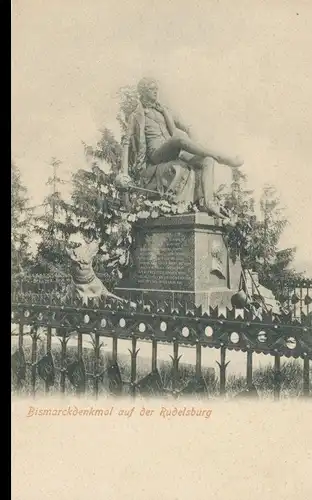 Bismarckdenkmal auf der Rudelsburg ngl 105.080