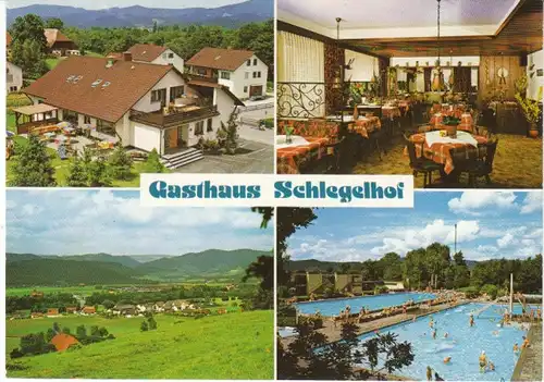 Kirchzarten/Burg-Höfen Gasthaus Schlegelhof ngl 26.696