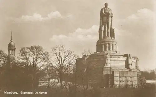 Bismarckdenkmal Hamburg gl1918 105.124