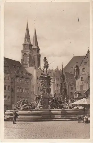 Nürnberg Neptunbrunnen gl1915 22.464