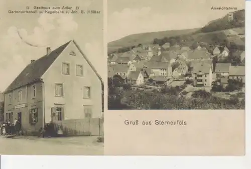 Sternenfels Gasthaus zum Adler Panorama gl1921 83.828