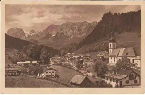 Ramsau gegen die Reiteralpe Kirche gl1923 22.167