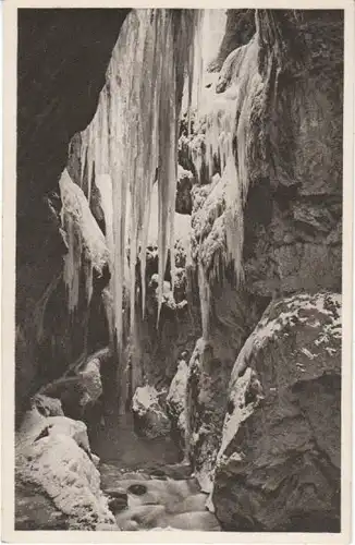 Partnach-Klamm Eisgebilde ngl 22.506