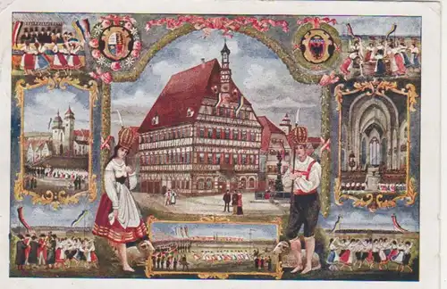 Markgröningen Schäferlauf Teilansichten gl1930 83.916