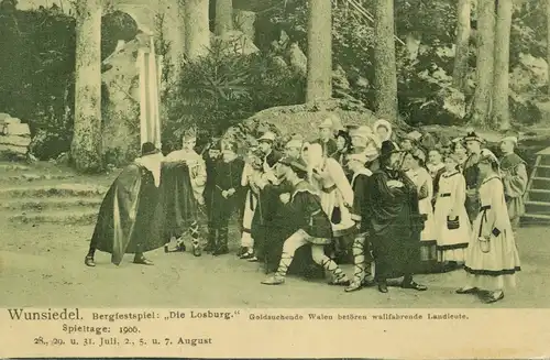 Wunsiedel Bergfestspiel 1906 Die Losburg gl1906 109.195