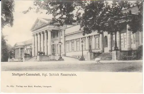 Stuttgart-Cannstatt Kgl.Schloß Rosenstein ngl 23.381
