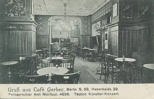 Berlin Café Gerber Gastraum feldpgl1916 117.438