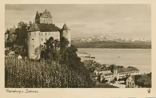 Meersburg a.B. Schloss und Panorama ngl 133.354